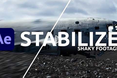How to STABILIZE a SHAKY VIDEO in After Effects (if Warp Stabilizer fails!)