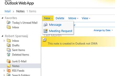 Using Notes In Outlook Web App? Fix It Immediately