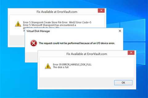 How To Solve Error 5 Problem In Win 32?