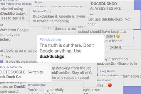 Fed Up With Google, Conspiracy Theorists Turn to DuckDuckGo