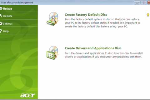 The Best Way To Fix Acer Recovery Disc Vista
