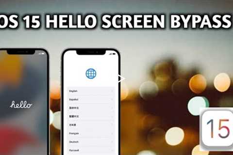 iOS 15 hello screen bypass ✅