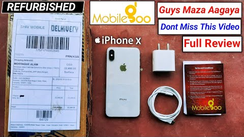 Mobilegoo Refurbished IPhone X Unboxing & Full Review || IPhone X In 2022 || Mobile Goo Review