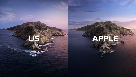 We Recreated the Latest Apple Wallpaper: macOS Catalina