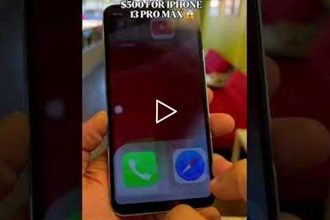 CUSTOMER PAID $500 FOR A FAKE IPHONE 13 PRO MAX 🥲#shorts #fake #iphone13promax #apple #iphone #ios