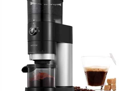 Electrical Conical Burr Espresso Grinder, 42 Exact Grind Settings, One Contact with 50S Grinding,..