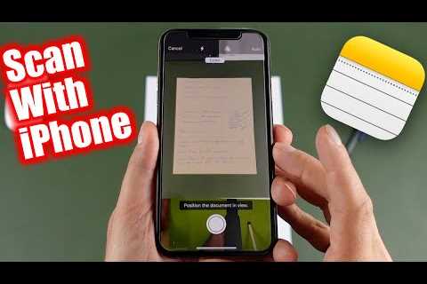 How To Scan A Picture On Iphone Notes? - HowtooDude