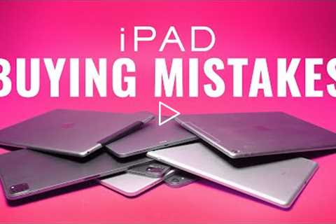 12 iPad BUYING MISTAKES! 2022 iPad Buying Guide
