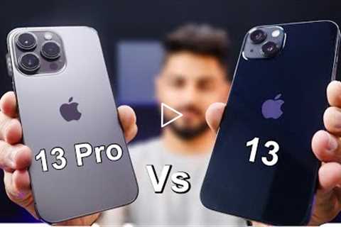 iPhone 13 vs iPhone 13 Pro Comparison in Hindi | Display | Camera | BGMI | Battery | Mohit Balani