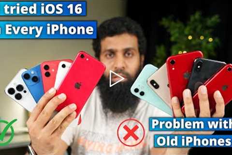 iOS 16 on iPhone X, XR, XS, 11, SE2, 12, 13, SE3 | iOS 16 missing features on Old iPhones