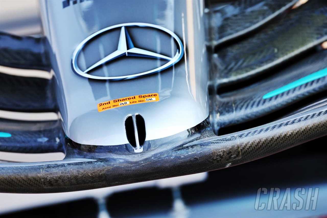 Images reveal new Mercedes F1 car upgrade at French GP
