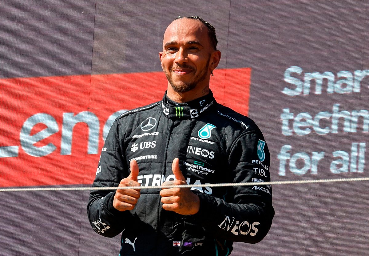 Surprise Lewis Hamilton Supporter in Mercedes Garage Leaves F1 World Chanting ‘Alright, Alright, Alright!’