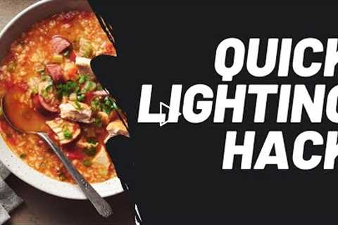 Quick Lighting Hack for Overhead Food Photography
