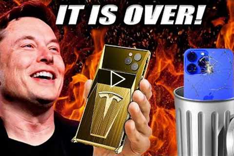 Elon Musk JUST SAID Buy Tesla Phone Pi And Break IPhone 14
