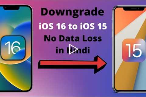 How to Downgrade iOS 16 to iOS 15 WITHOUT LOSING DATA [Remove iOS 16 Beta]