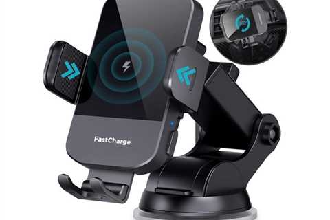 Quick Charging Auto Clamping Automobile Charger Telephone Mount for $49