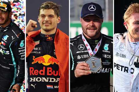  Which F1 driver has the most podiums in the hybrid era? 