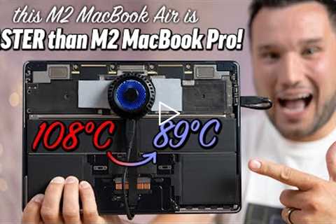 I Added a FAN to the M2 MacBook Air and it BEAT the M2 Pro!