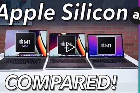 Apple Silicon Comparison! M1 VS M1 Pro VS M1 Max! Benchmarks!