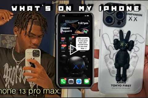 WHAT'S ON MY IPHONE 13 PRO MAX *2022*