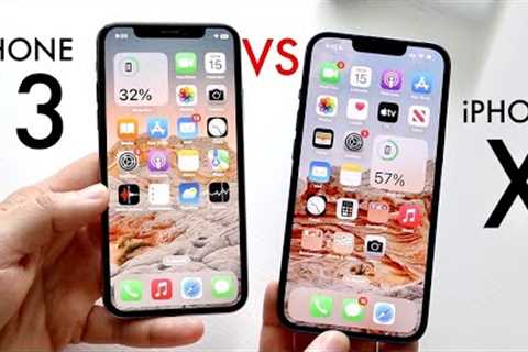 iPhone 13 Vs iPhone X In 2022! (Comparison) (Review)