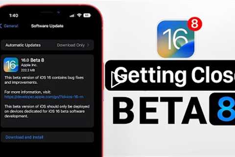 iOS 16 Beta 8 Released - Still Bad News For Some iPhone Users!