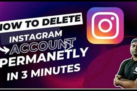 How to delete instagram account permanently from Mobile And Desktop | The Gadget India