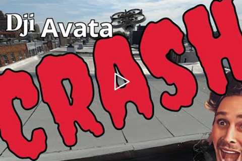 DJI Avata Crash Video and Search on Rooftops For the Drone!