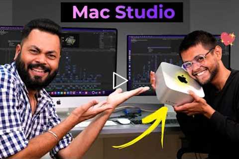 This Is Our Most Powerful *12 LAKH* Editing Setup⚡Mac Studio & Studio Display Unboxing