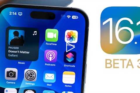 iOS 16.1 Beta 3 Released - What's New?