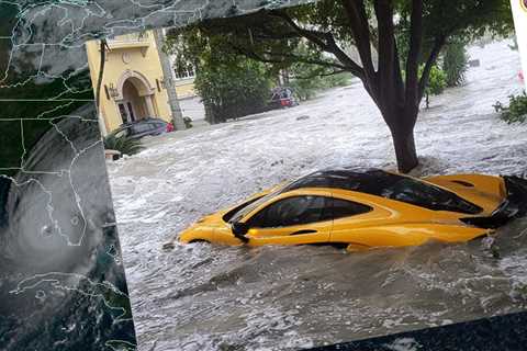Watch Flood Waters Carry a McLaren Supercar Out Of Its Garage, Onto a Toilet