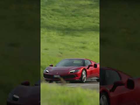 Enjoying the hairpin bends with the #Ferrari296GTB.  #DrivingFerrari #Ferrari