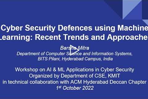 Cyber Security Defences using Machine Learning Recent Trends and Approaches