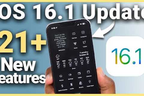 iOS 16.1 Released - What’s New! (iphone 13 pro user)