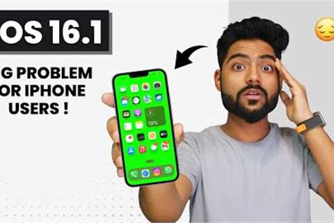Big Problem for iPhone 13 Users 🥵 iOS 16.1 App crashes, Battery drain and much more..