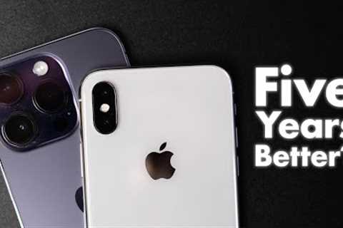 Is the iPhone 14 Pro 5 YEARS better than the iPhone X?
