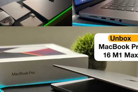 New Space grey M1 MacBook Pro 16 MAX 32GB  Unboxing and First Impressions!
