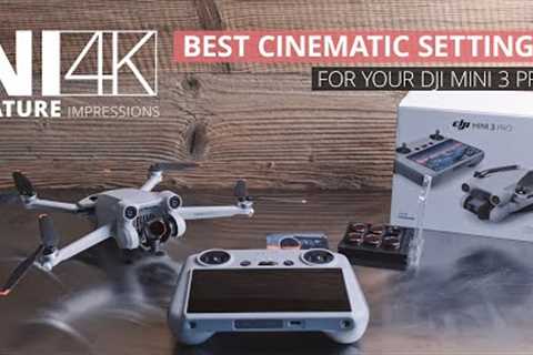 Best cinematic Settings for your DJI Mini 3 Pro Drone | Pro Tips to get better Footage