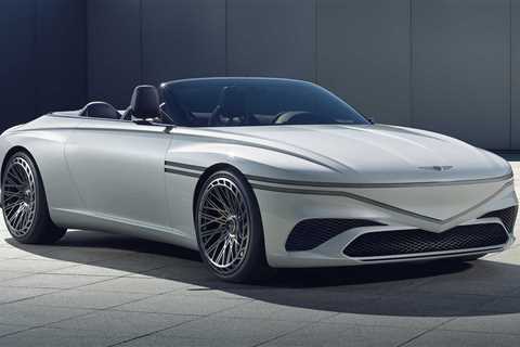 Genesis X Convertible Concept Takes a Stunning Show Car, Makes It Topless