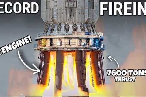 SpaceX Conducted The Most Insane Test On Booster(B7) With 14 Raptor Engine At Once!