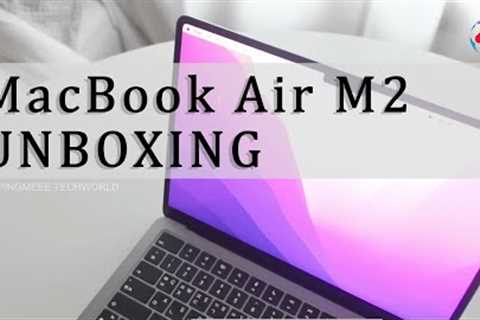 New Apple MacBook Air M2 Unboxing 2022 | First Impressions & Setup | Pingmeee TechWorld