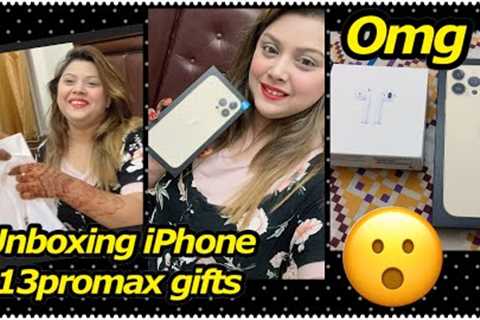Husband give me big surprise Omg || iPhone 13 pro max😮 || pomirajvlog
