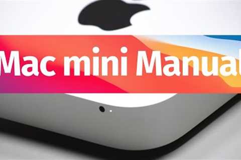 Mac mini Basics - Mac Manual Guide for Beginners - New to Mac