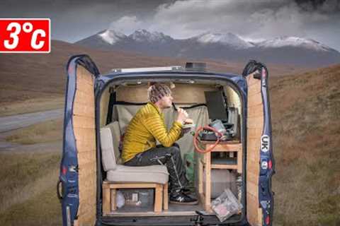 Braving FREEZING Temperatures in my Camper Van for Landscape Photography