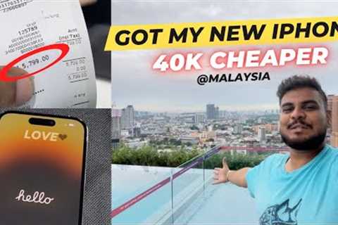 Bought my New Iphone 14 pro | Cheaper Iphones | Just 5799 RM