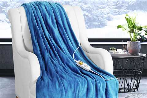This electric heated blanket is on sale at Walmart right in time for winter