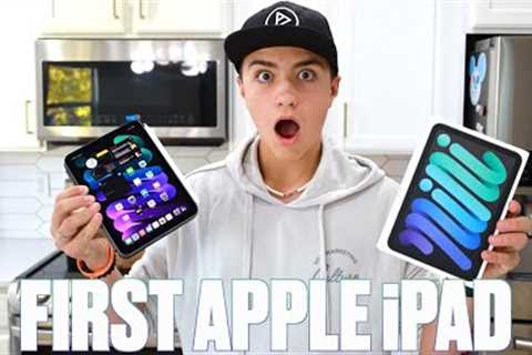 BUYING HIS FIRST APPLE IPAD WITH HIS OWN MONEY | NEW IPAD MINI 6TH GENERATION IPAD