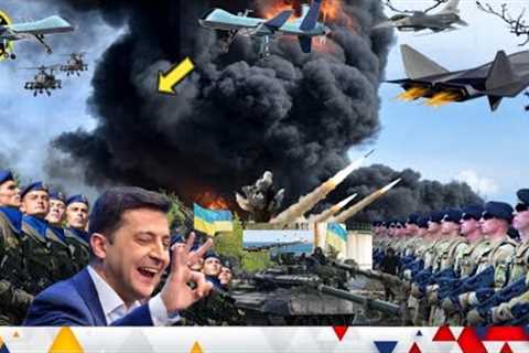 Ukranian F15E,33 Luxer Drones Attack On Russian Bridges, Militray Vehicles,Blow Up Soldiers Gta_⁵
