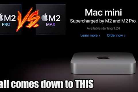M2 Pro Mac Mini VS M2 Max Mac Studio