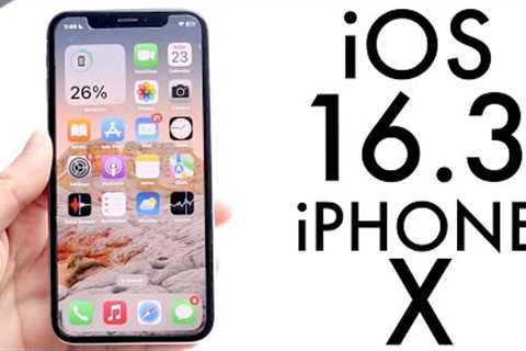 iOS 16.3 On iPhone X! (Review)